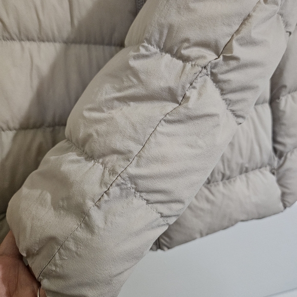 Women's Beige Puffer Jacket - Picture 9 of 10